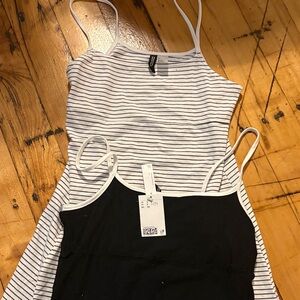 H&M Monochrome Striped Dress